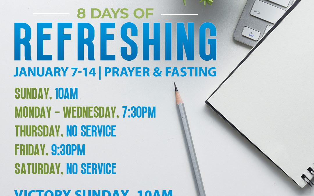 8 days of Refreshing: January 7-14th 2024