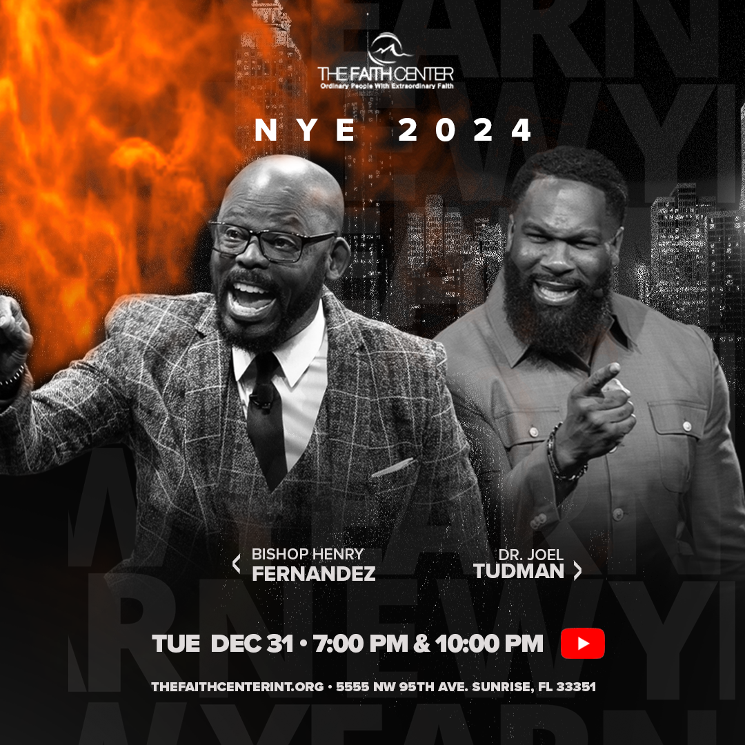 NYE Service: 7pm and 10pm December 31st 2024