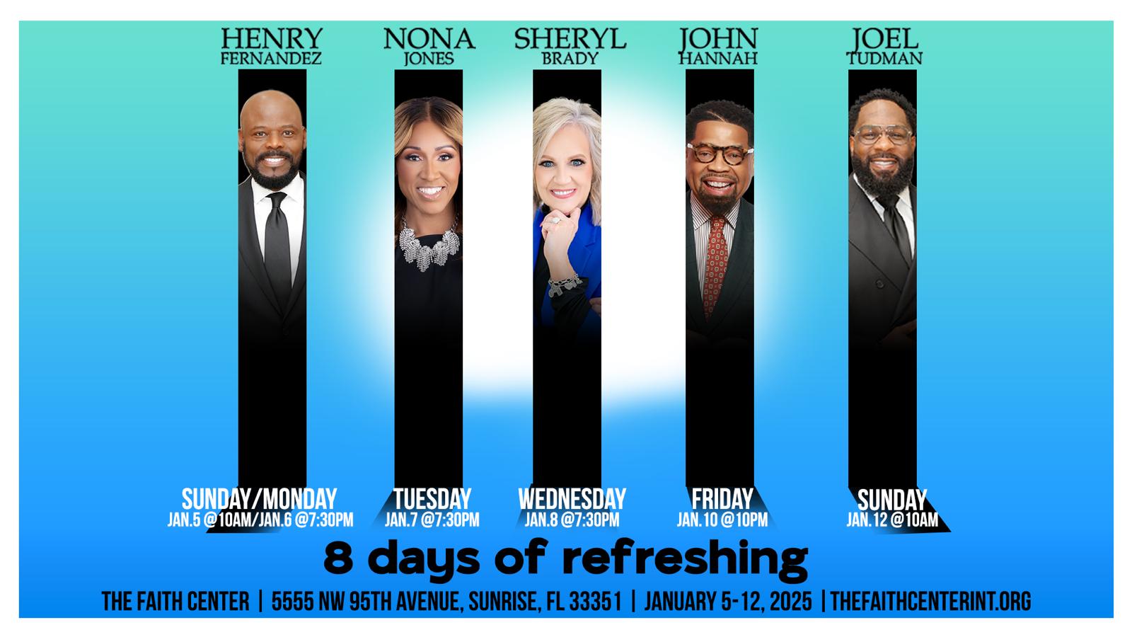 8 Days of Refreshing: January 5th-12th 2025