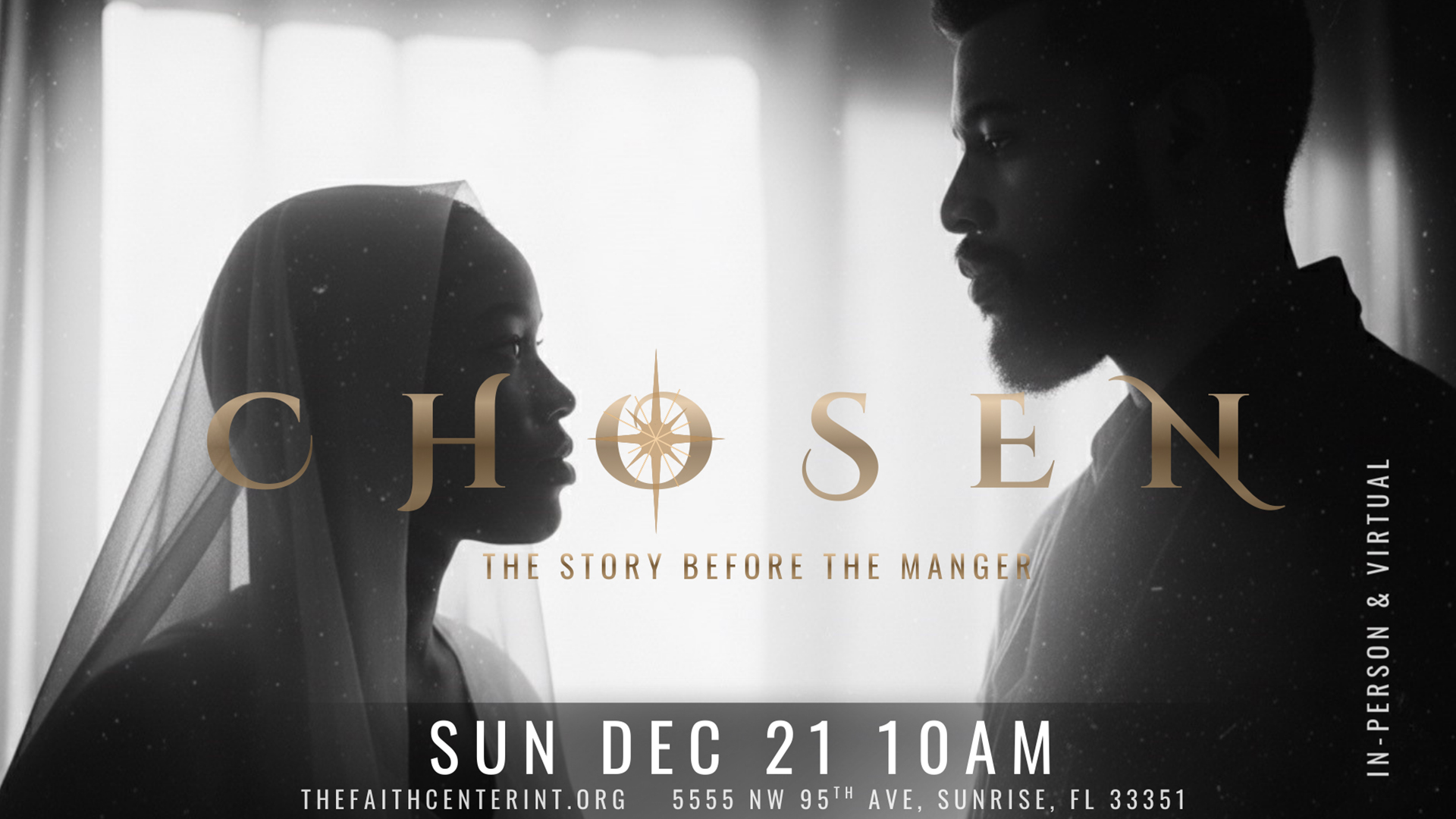 Chosen: Sunday December 21st 2025 at 10AM EST