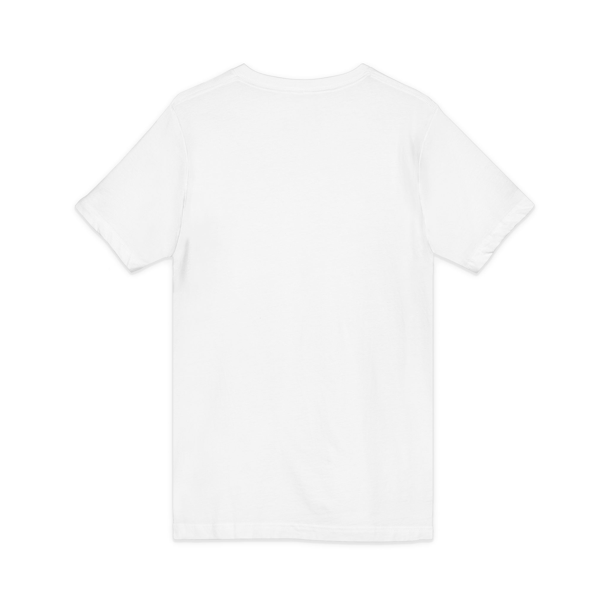 Real Ones Community V-Neck T‑Shirt – Green Leaf Graphic - Image 4