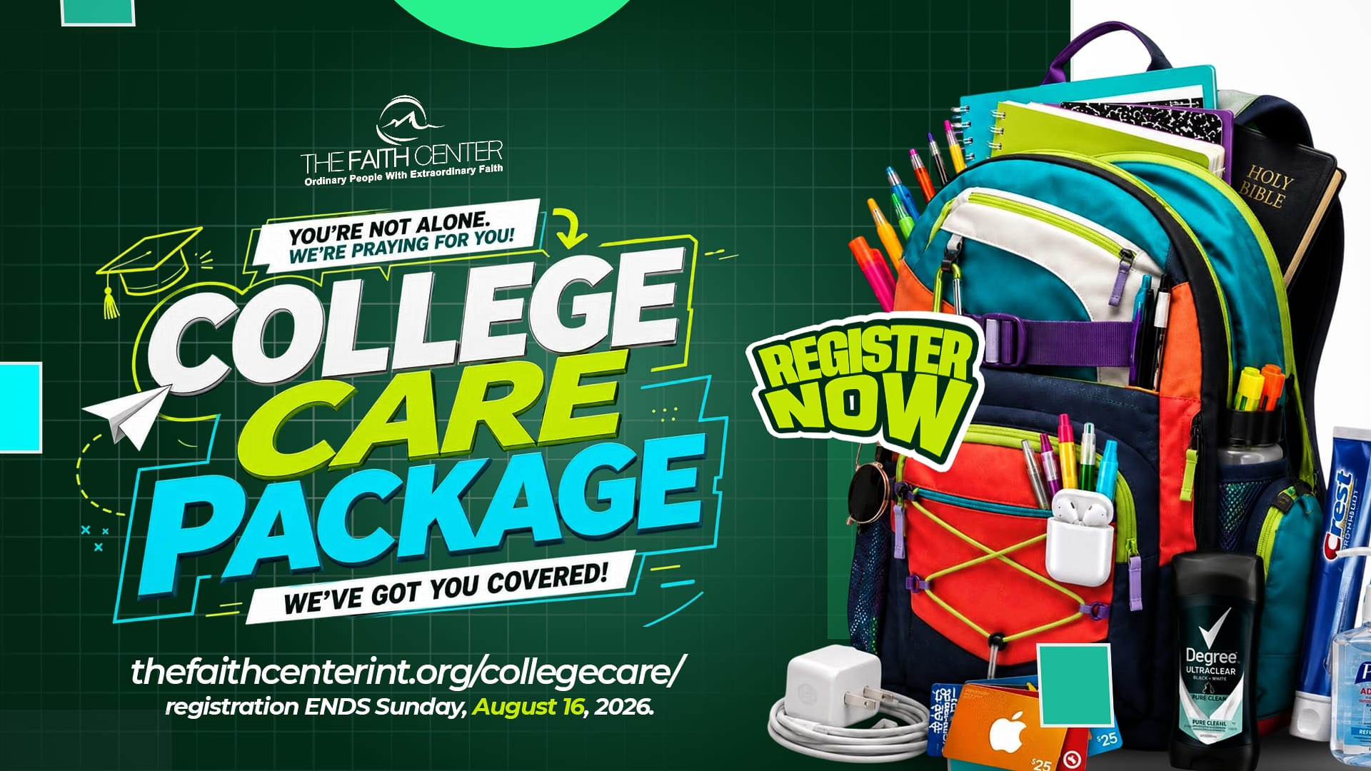 College Care Package 1920