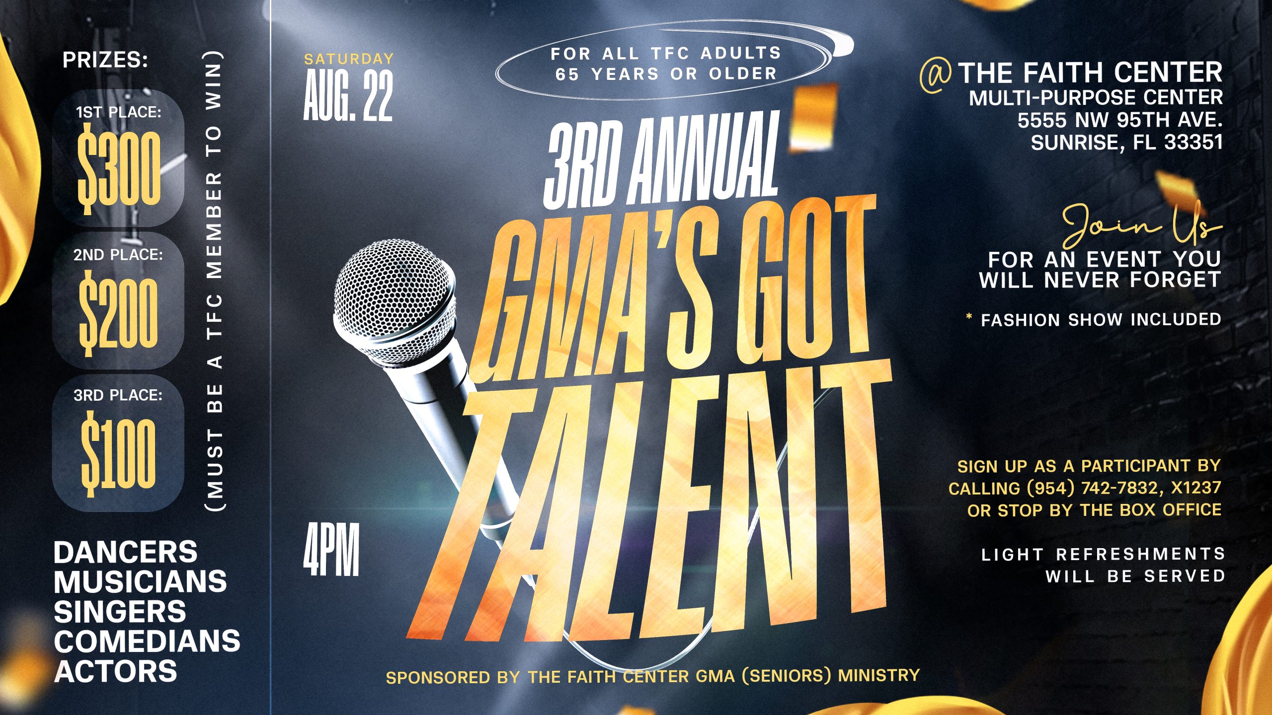 GMA’s Got Talent! Saturday Aug 22nd at 4PM