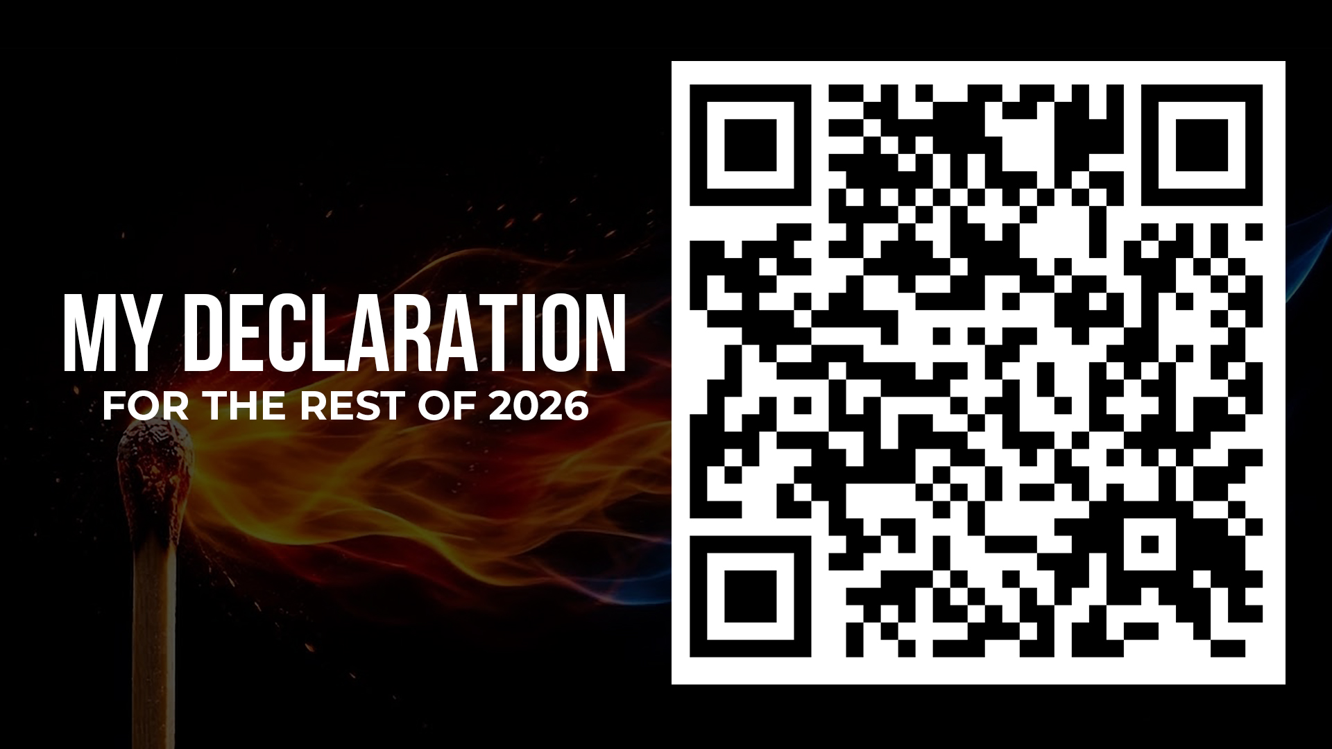MY DECLARATION FOR THE REST OF 2026 QR